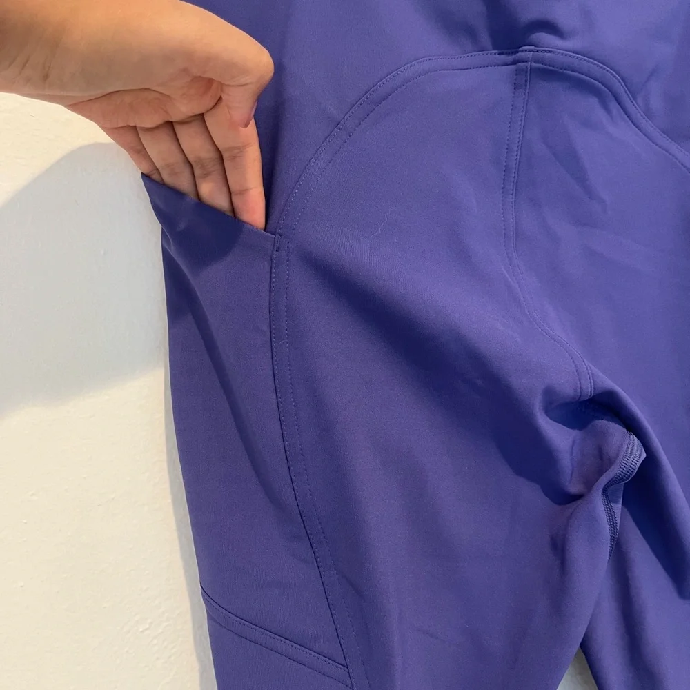 Lululemon Lead The Pack Purple Leggings Inseam 23” Size 8 - Picture 10 of 11